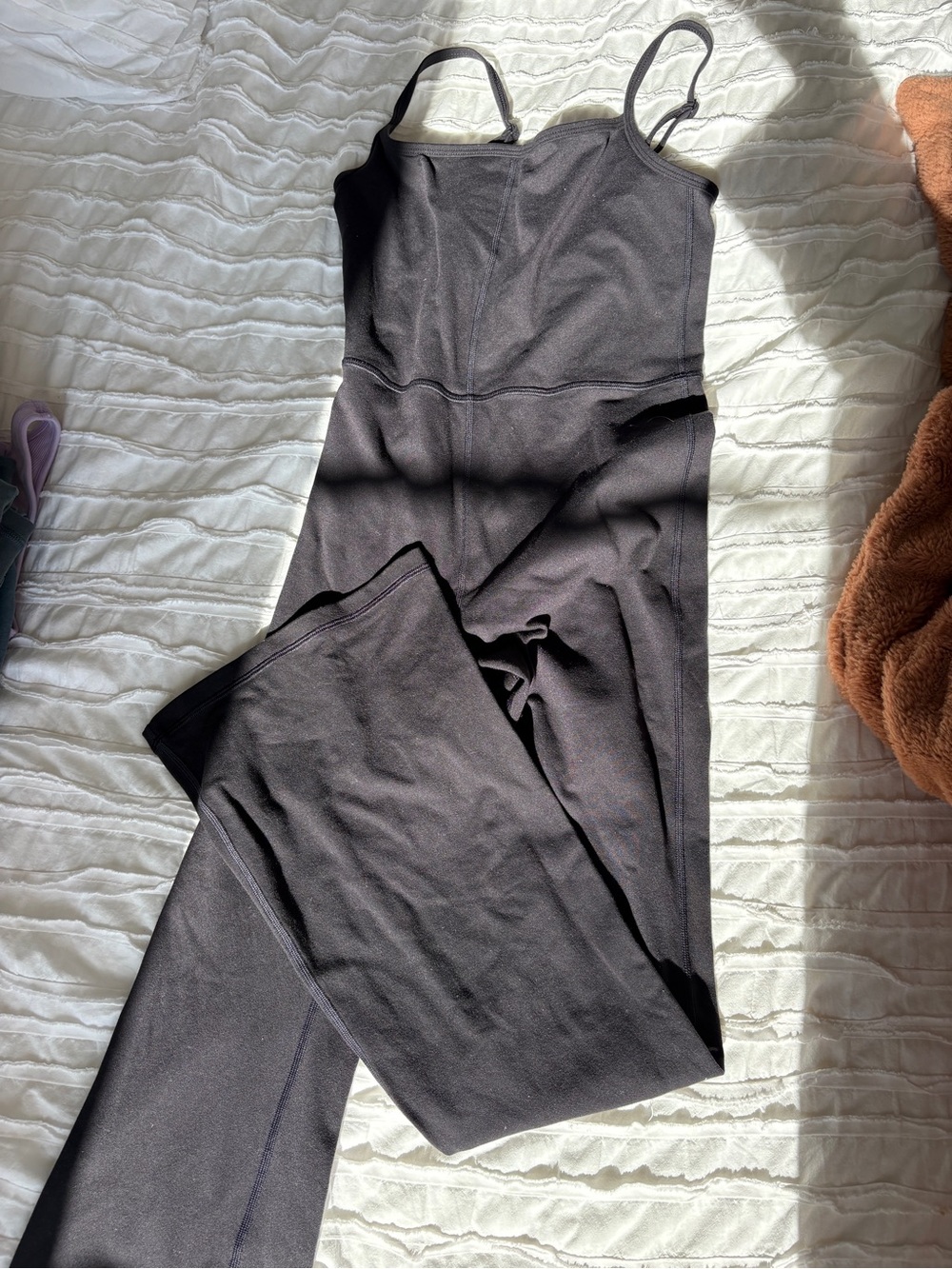 Aritzia Black Spaghetti-Strap Jumpsuit